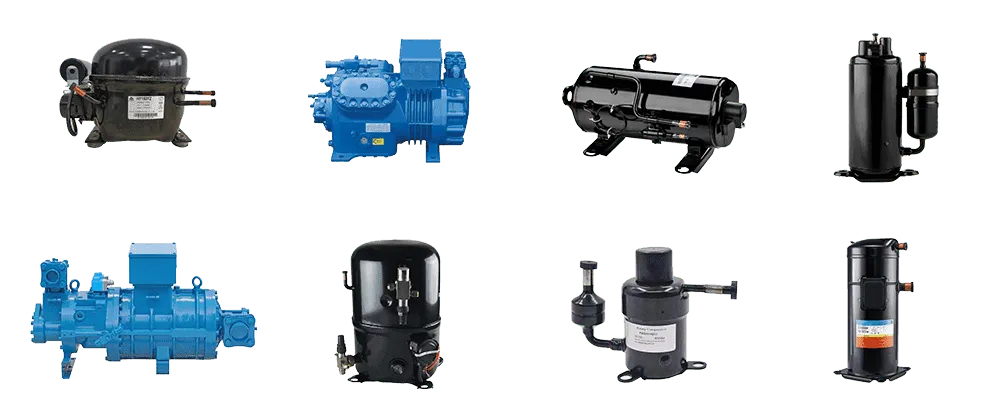 انواع کمپرسور یخچال برای تعمیر